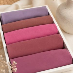 Premium Georgette Chiffon Hijab - Signature Collection (5 Pack)