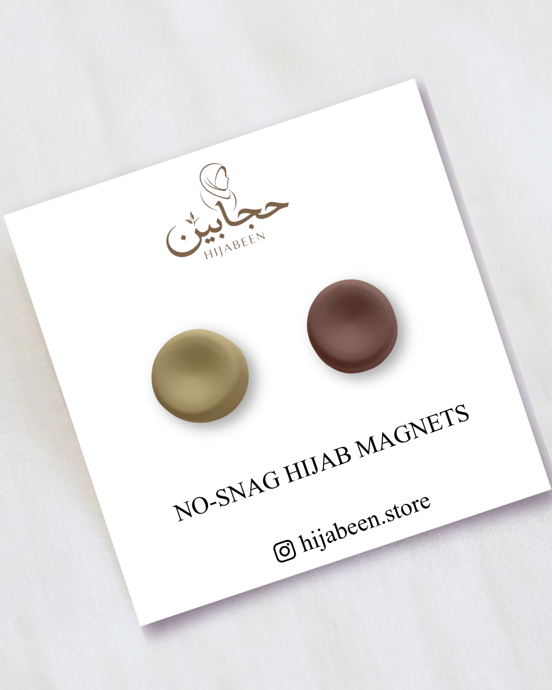 No Snag Hijab Magnets (Single or Pack of Two)
